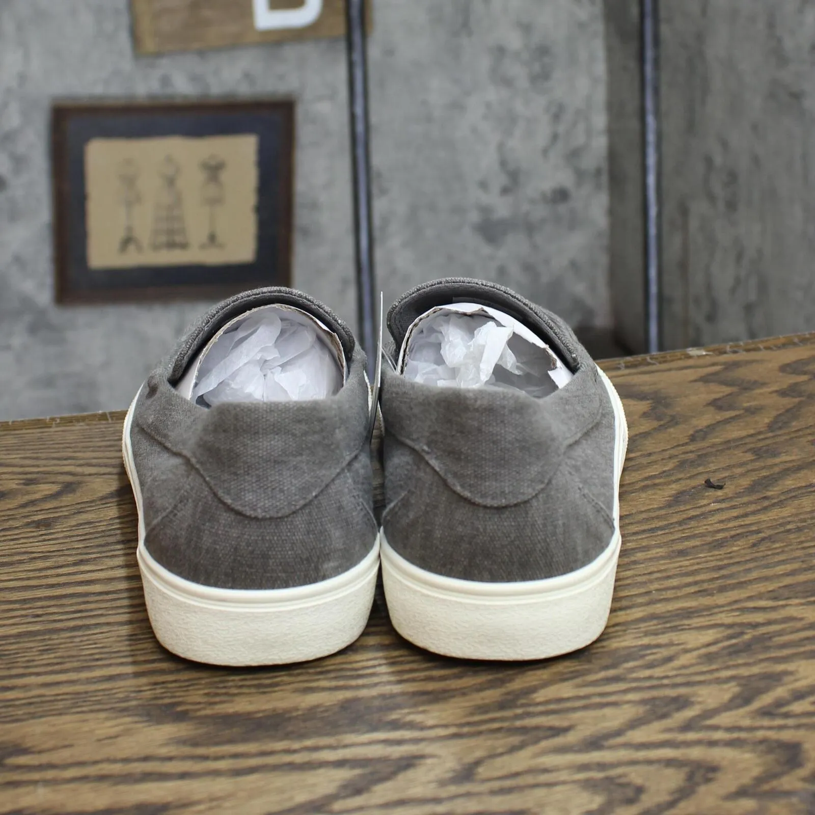 Goodfellow & Co Mens Gabe Canvas Sneakers 89470792 Gray 9