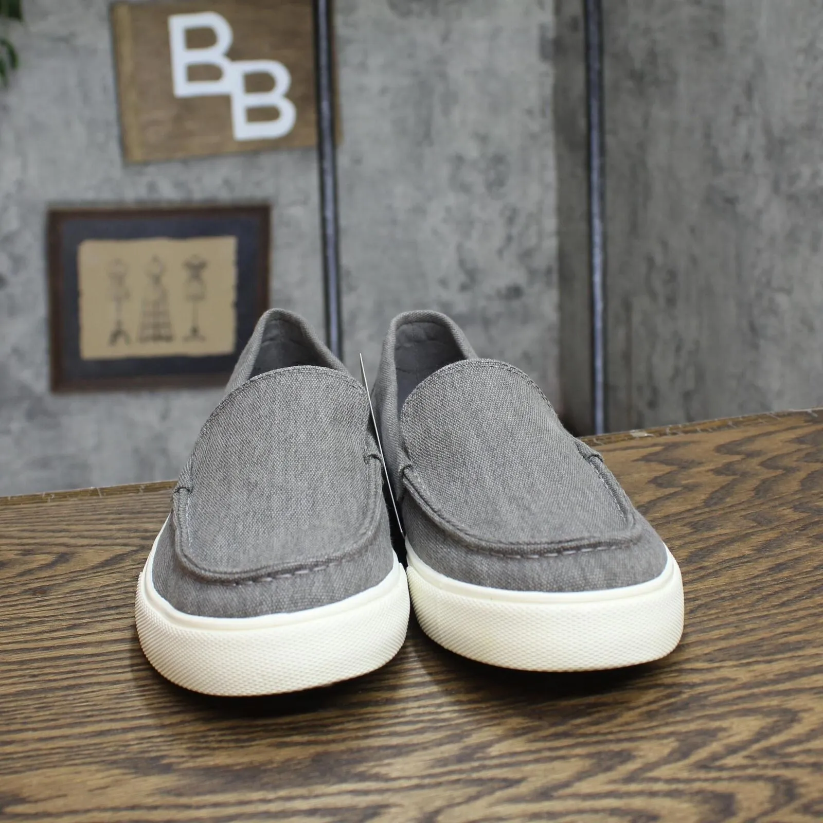 Goodfellow & Co Mens Gabe Canvas Sneakers 89470792 Gray 9
