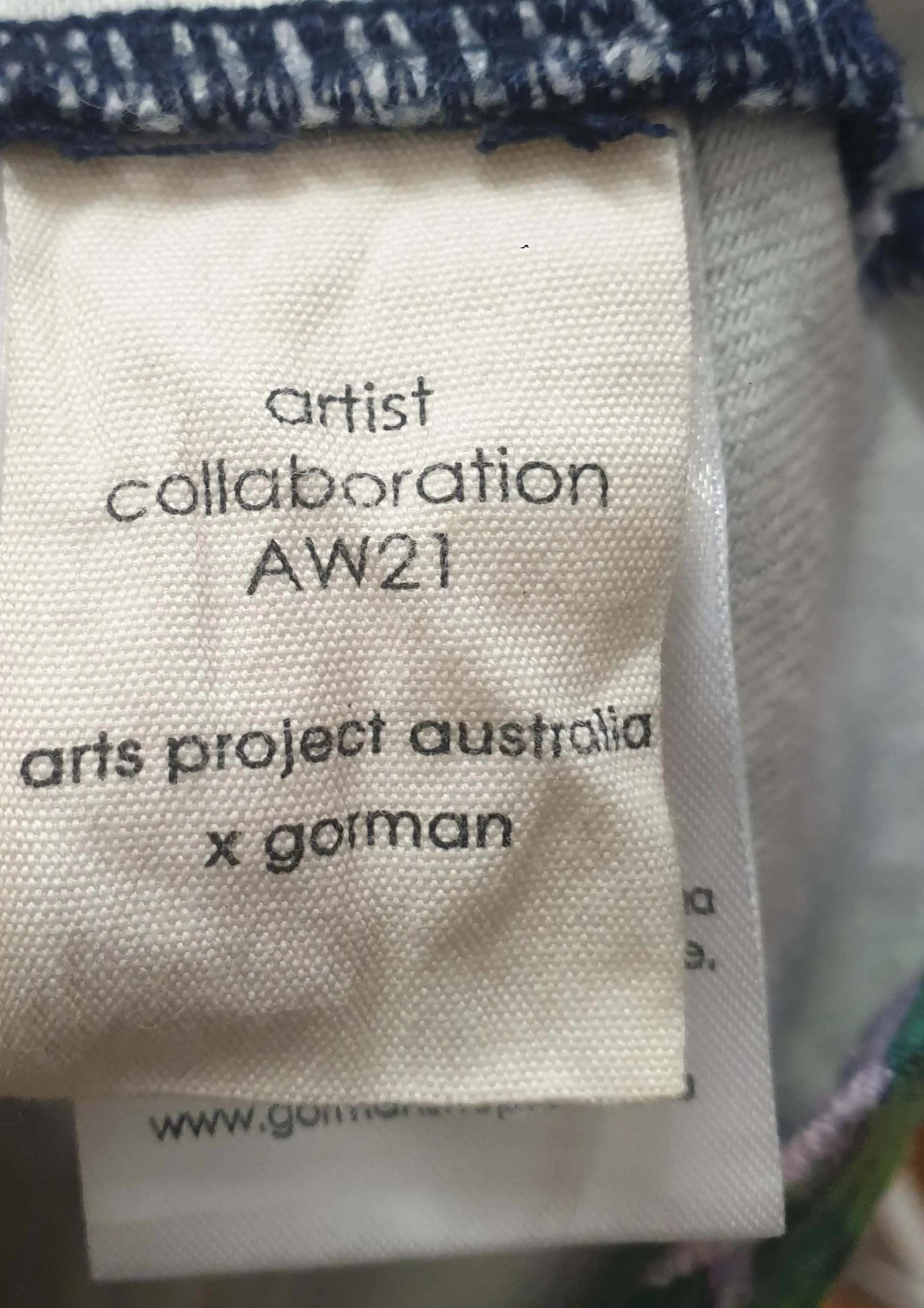 Gorman unique pencil scribble style print denim skirt size 16