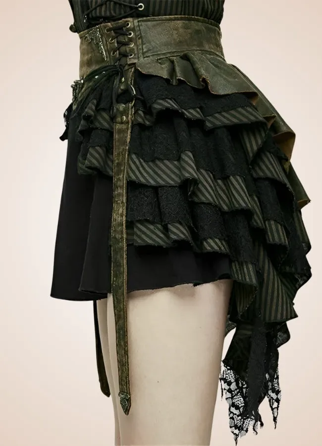 Gothic Flat Bone Lolita Skirt