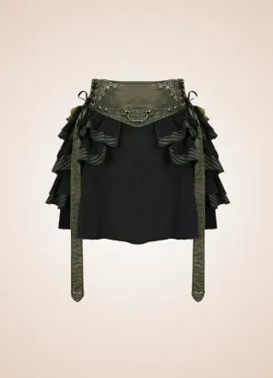 Gothic Flat Bone Lolita Skirt