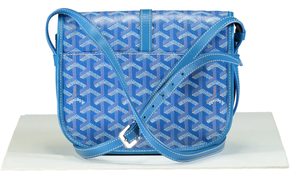 Goyard Sky Blue Belvedere PM Bag
