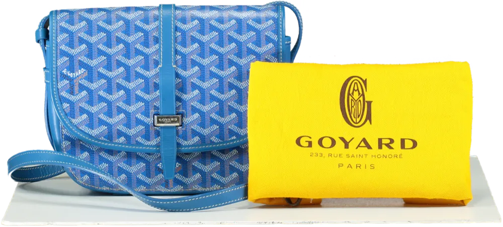 Goyard Sky Blue Belvedere PM Bag