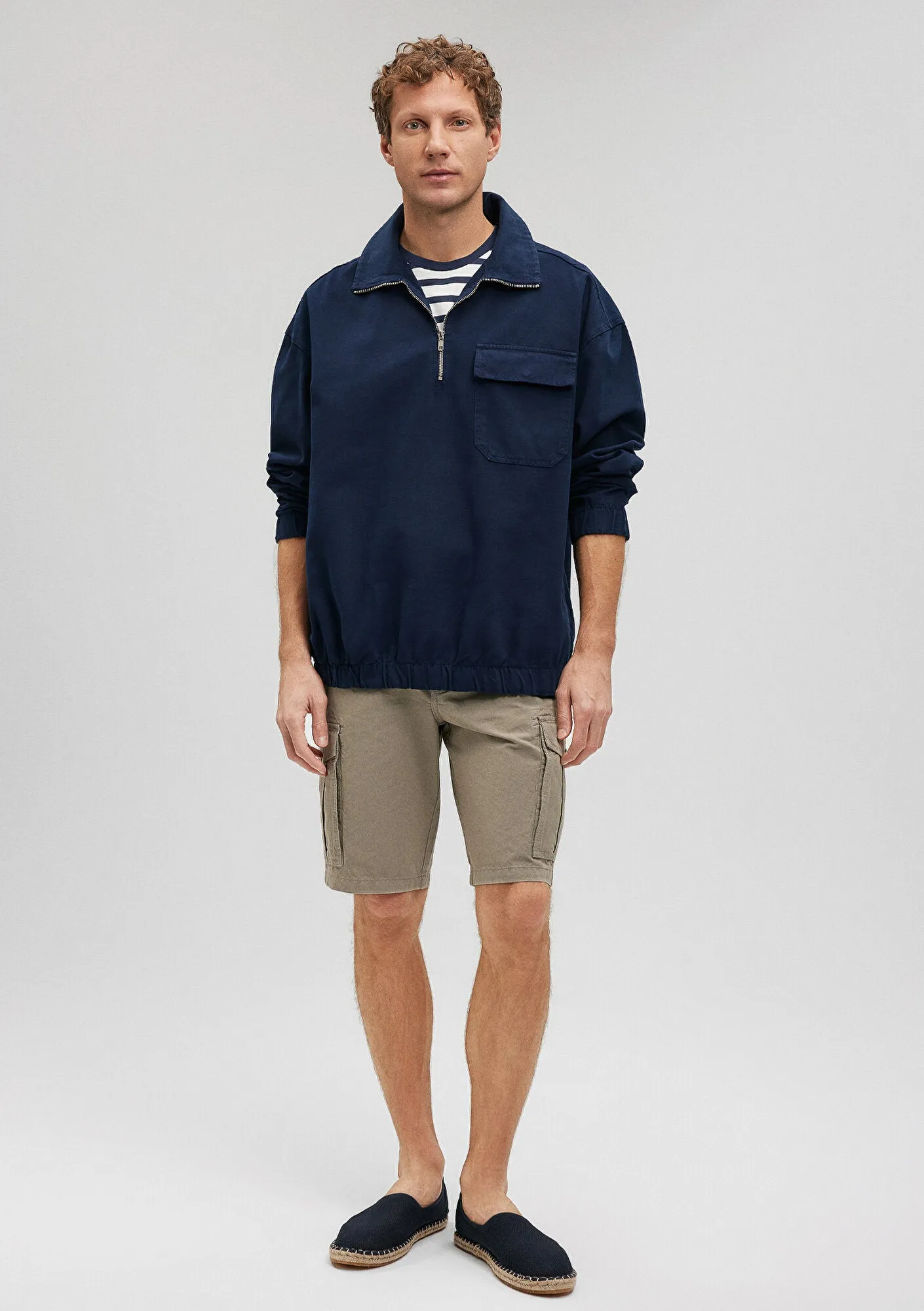 Green Cargo Shorts