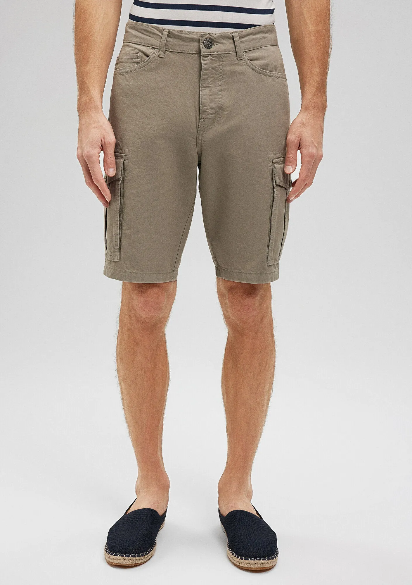 Green Cargo Shorts