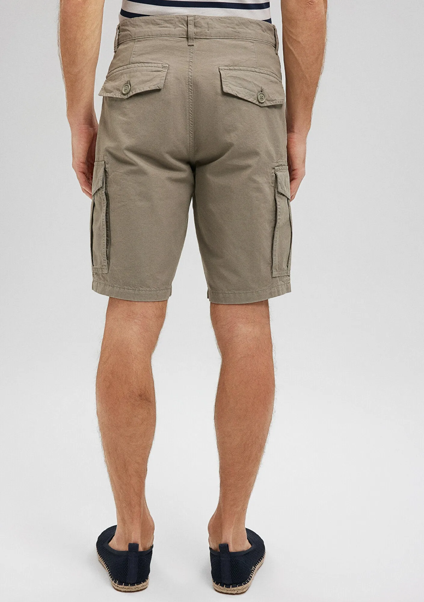 Green Cargo Shorts