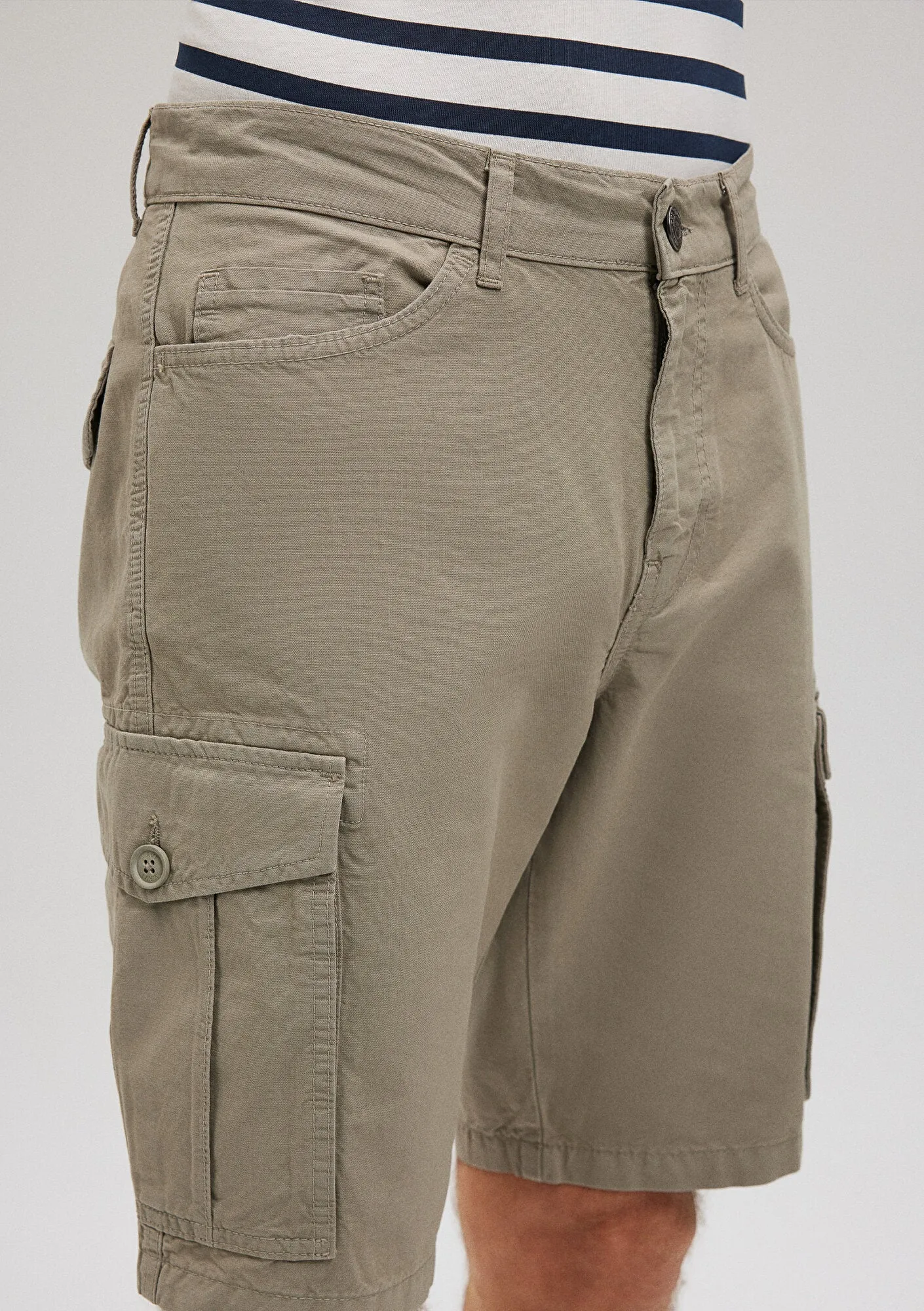 Green Cargo Shorts