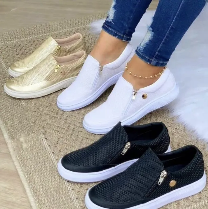 GS FreeWalk | Casual sneakers voor vrouwen met ritssluiting