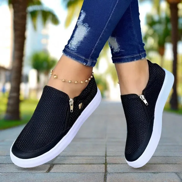 GS FreeWalk | Casual sneakers voor vrouwen met ritssluiting