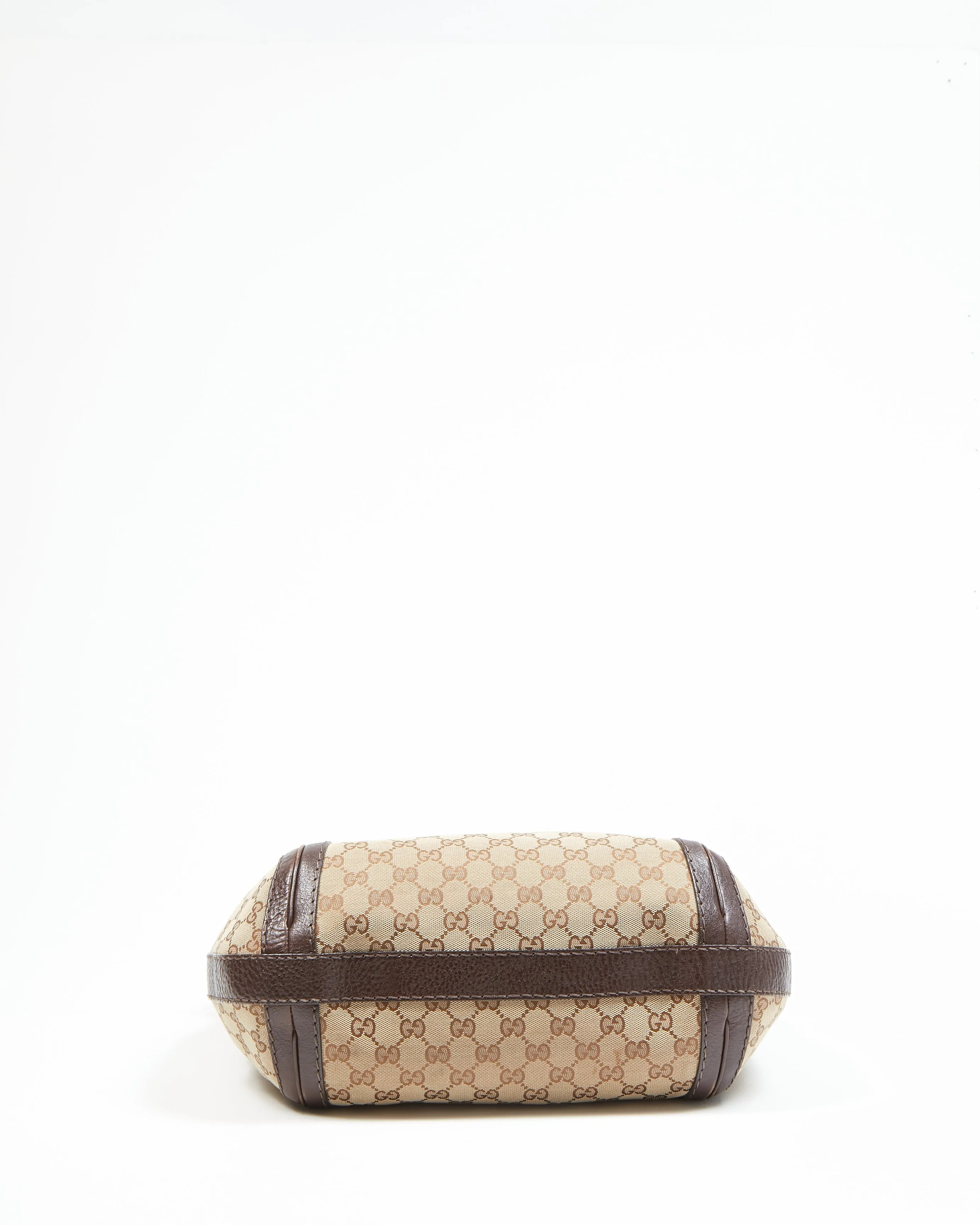 Gucci Brown GG Canvas Convertible 2Way Bag