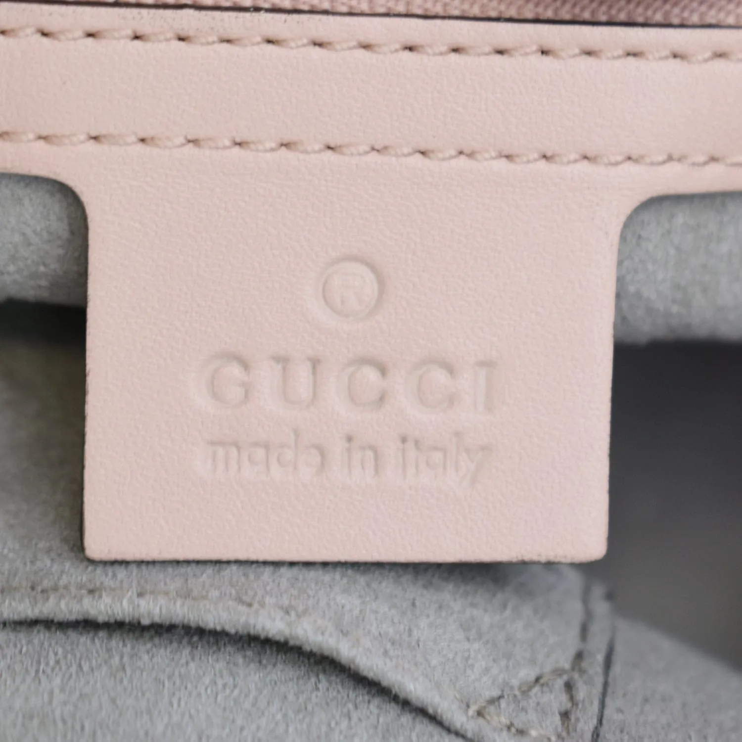 GUCCI GG Marmont Medium Metelasse Quilted Leather Shoulder Bag Nude 453569 - Hot Deals