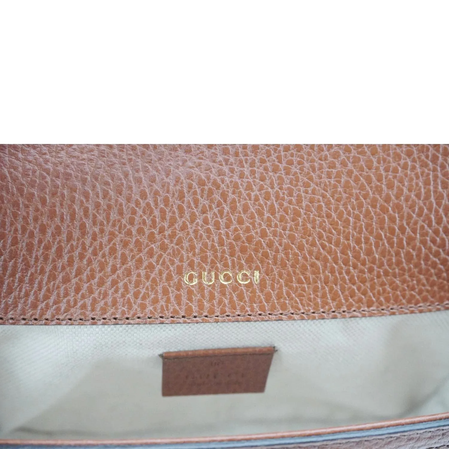 GUCCI Horsebit 1955 Flap Mini Denim Shoulder Bag Blue 658574