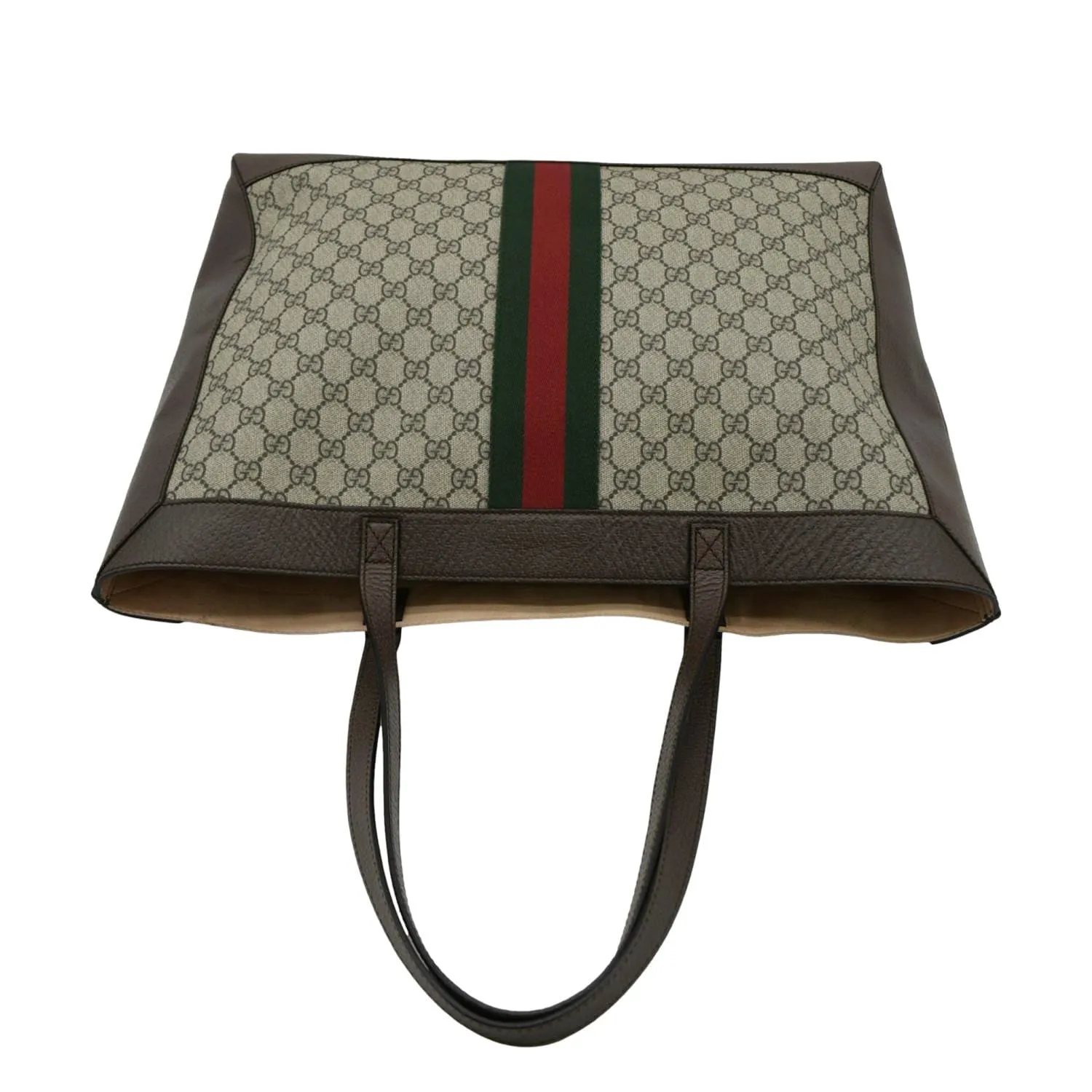 GUCCI Ophidia Soft Medium GG Supreme Tote Shoulder Bag Beige 547947