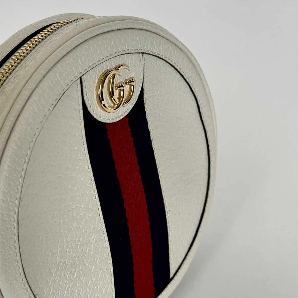 Gucci White Mini Ophidia Backpack