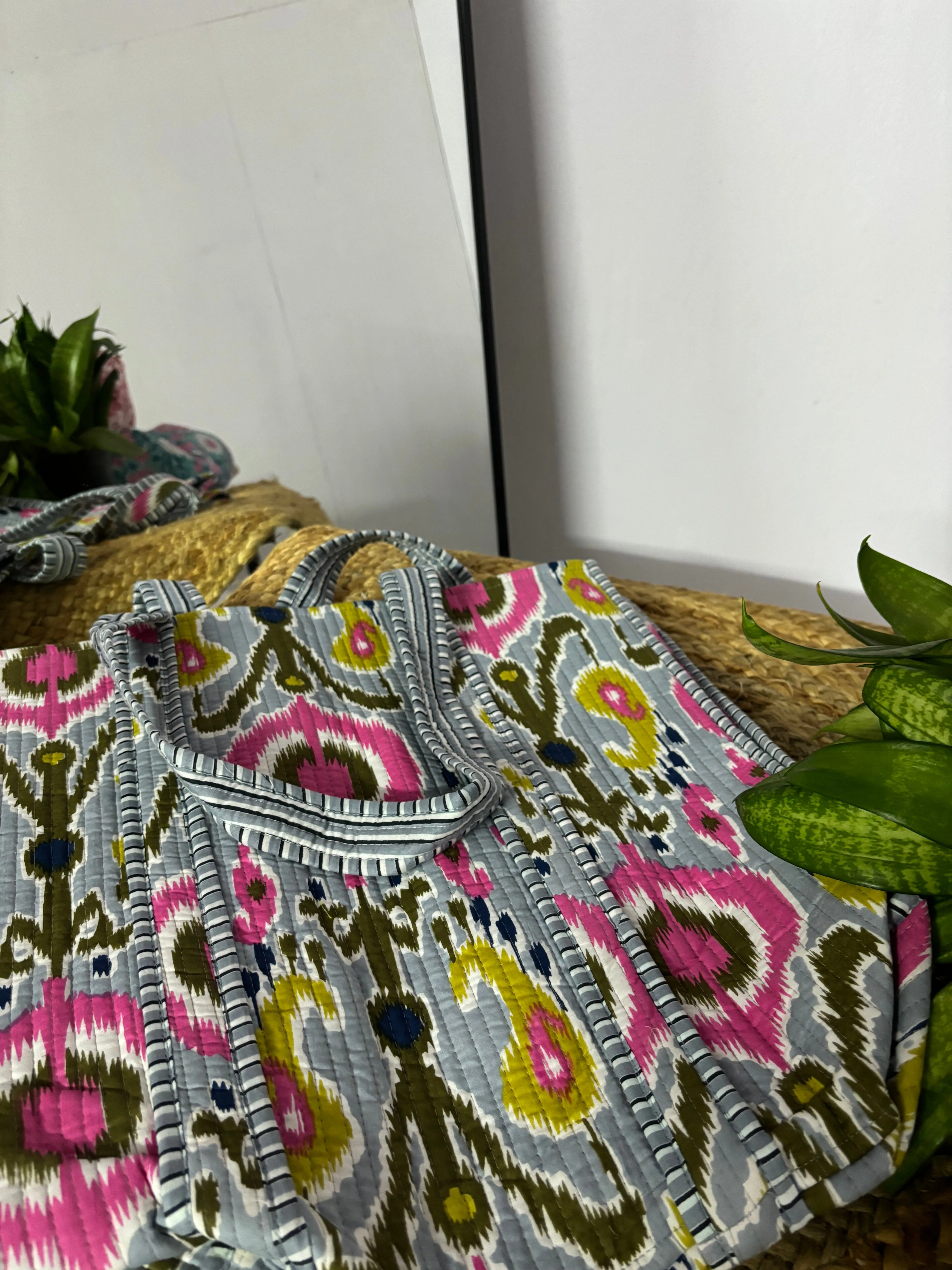 Handcrafted Reversible Tote Bag