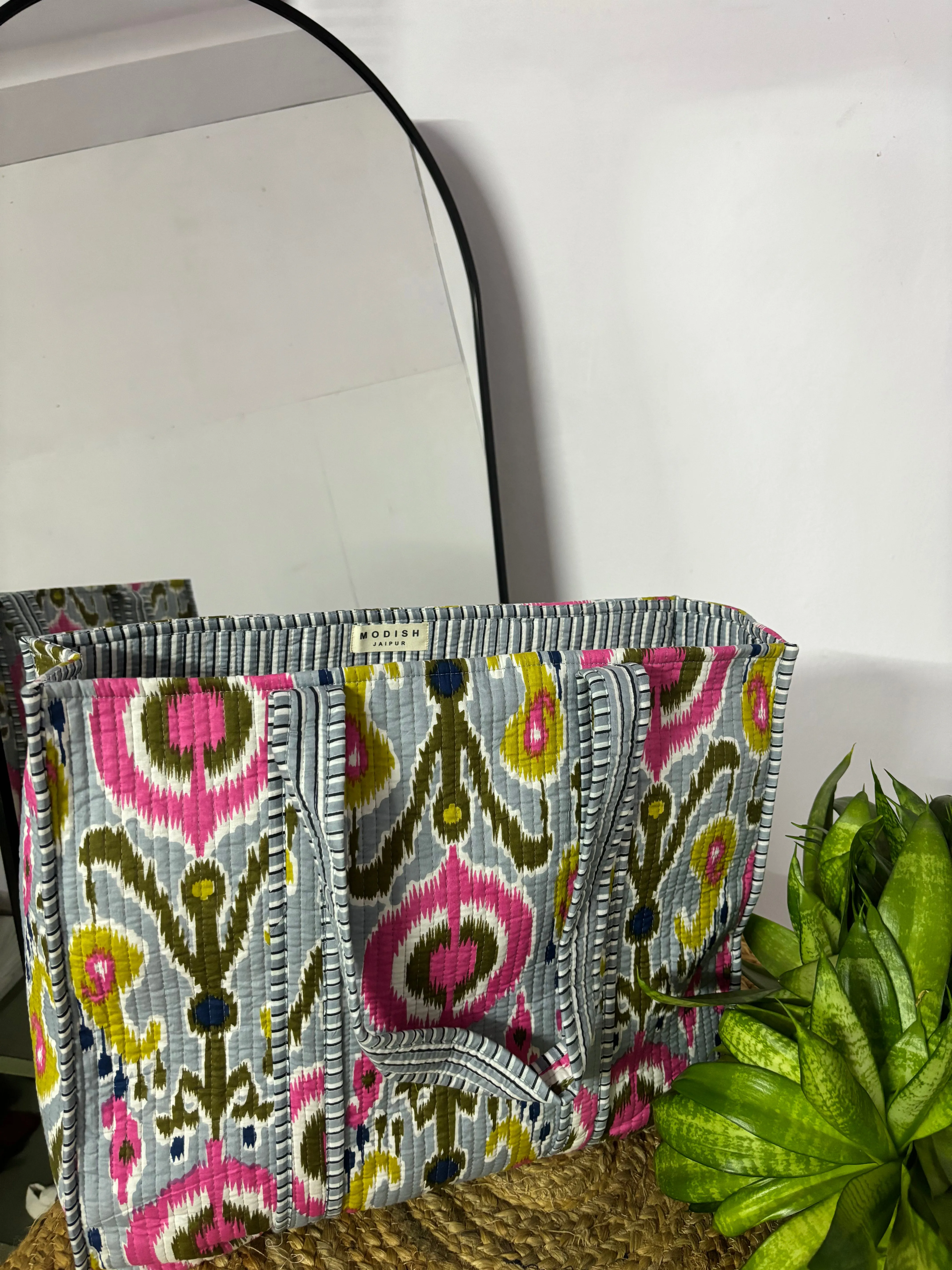 Handcrafted Reversible Tote Bag
