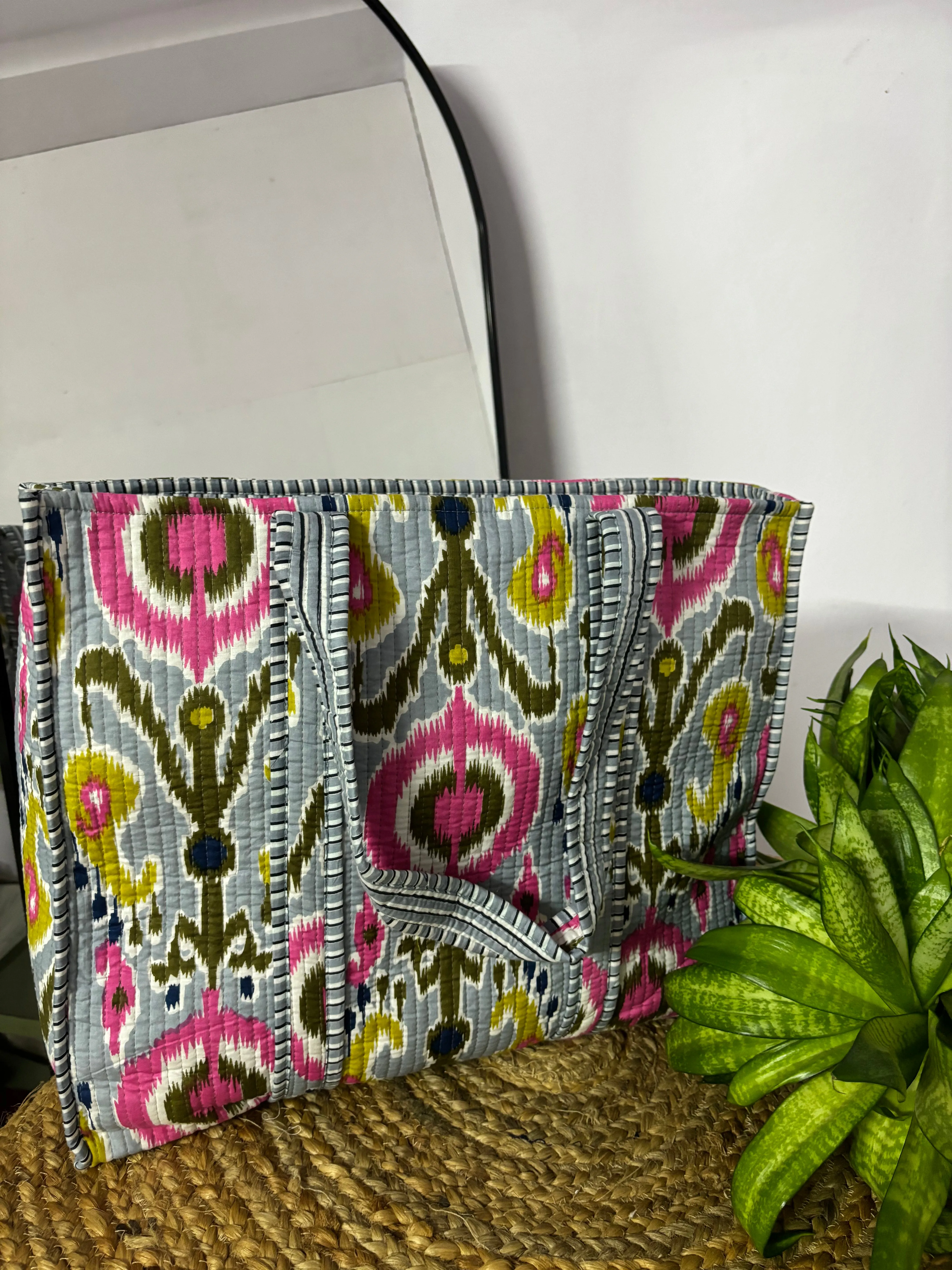 Handcrafted Reversible Tote Bag