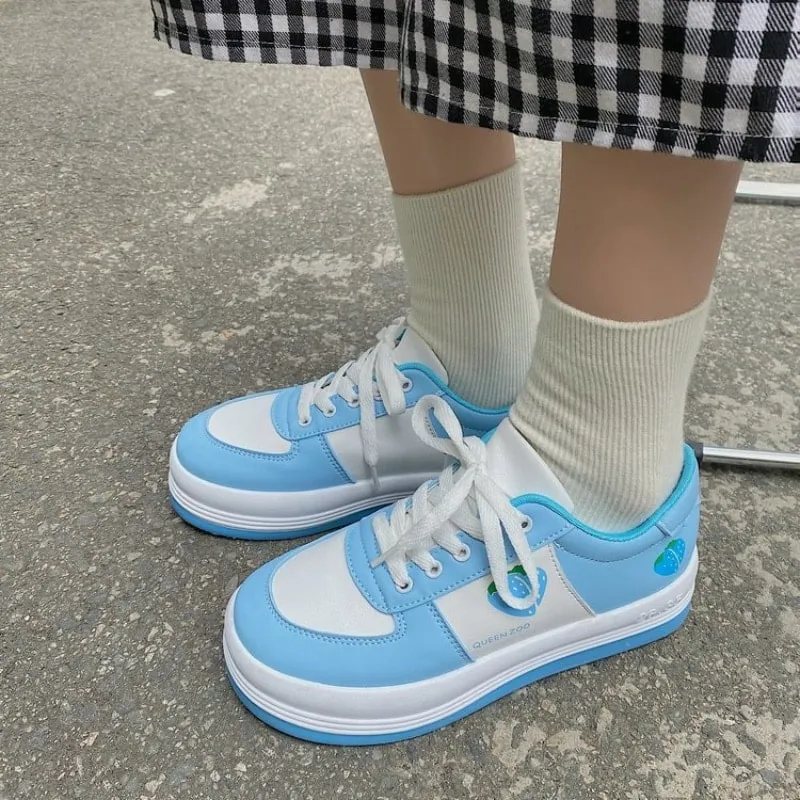 Harajuku Kawaii Fashion Strawberry Milk Sneakers