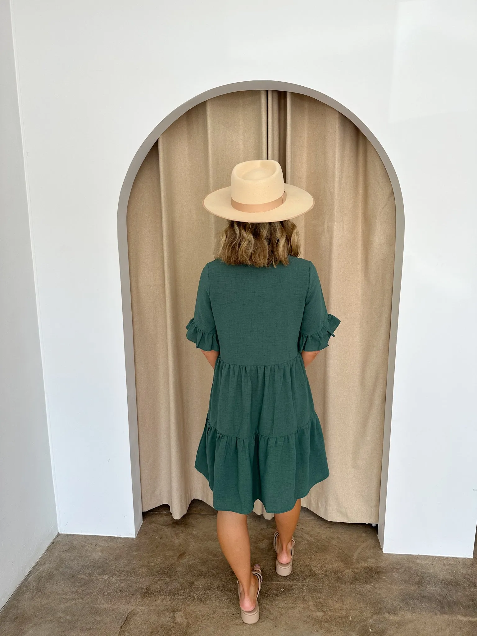 Hayden Dress -Green