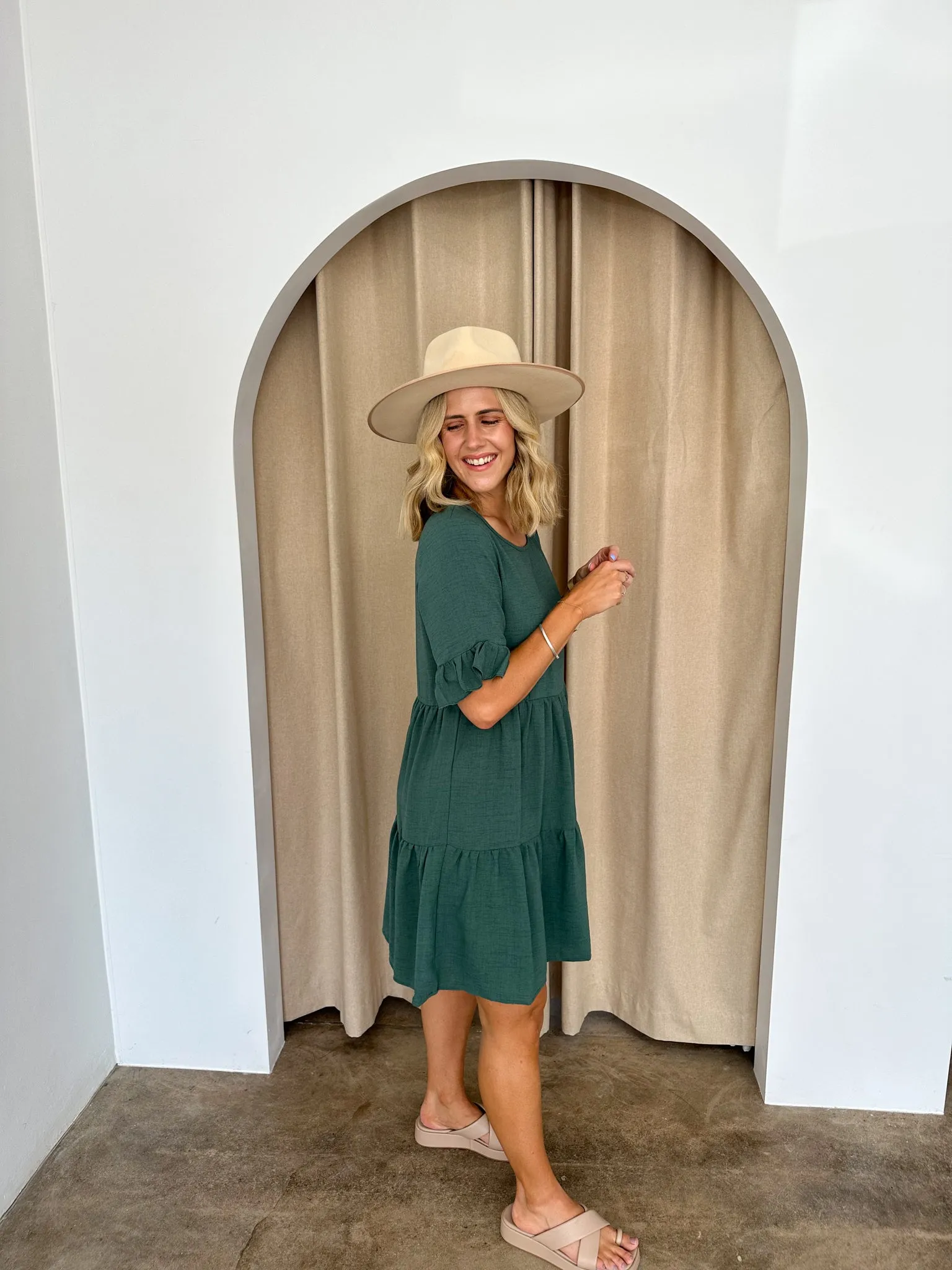 Hayden Dress -Green