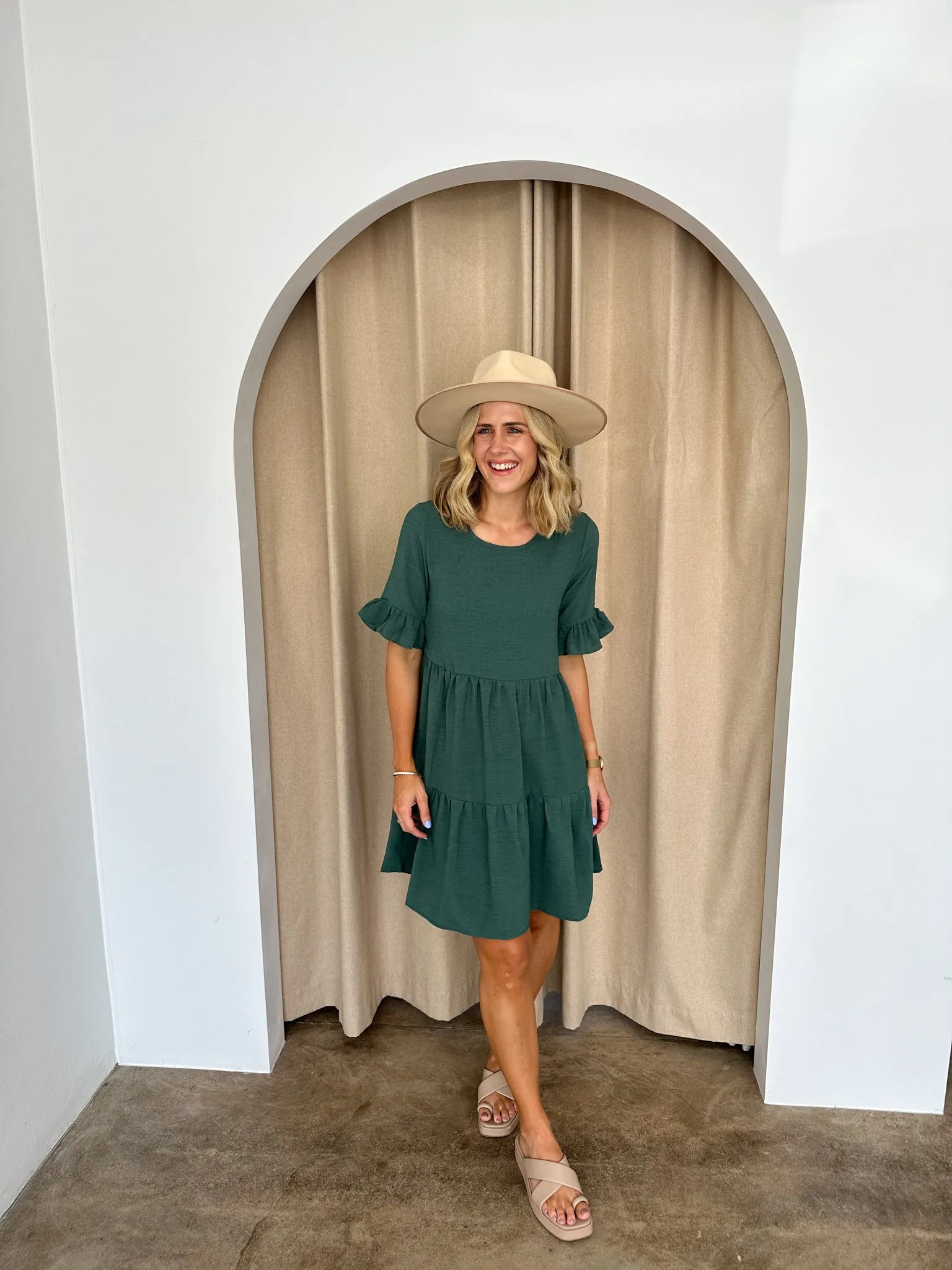Hayden Dress -Green