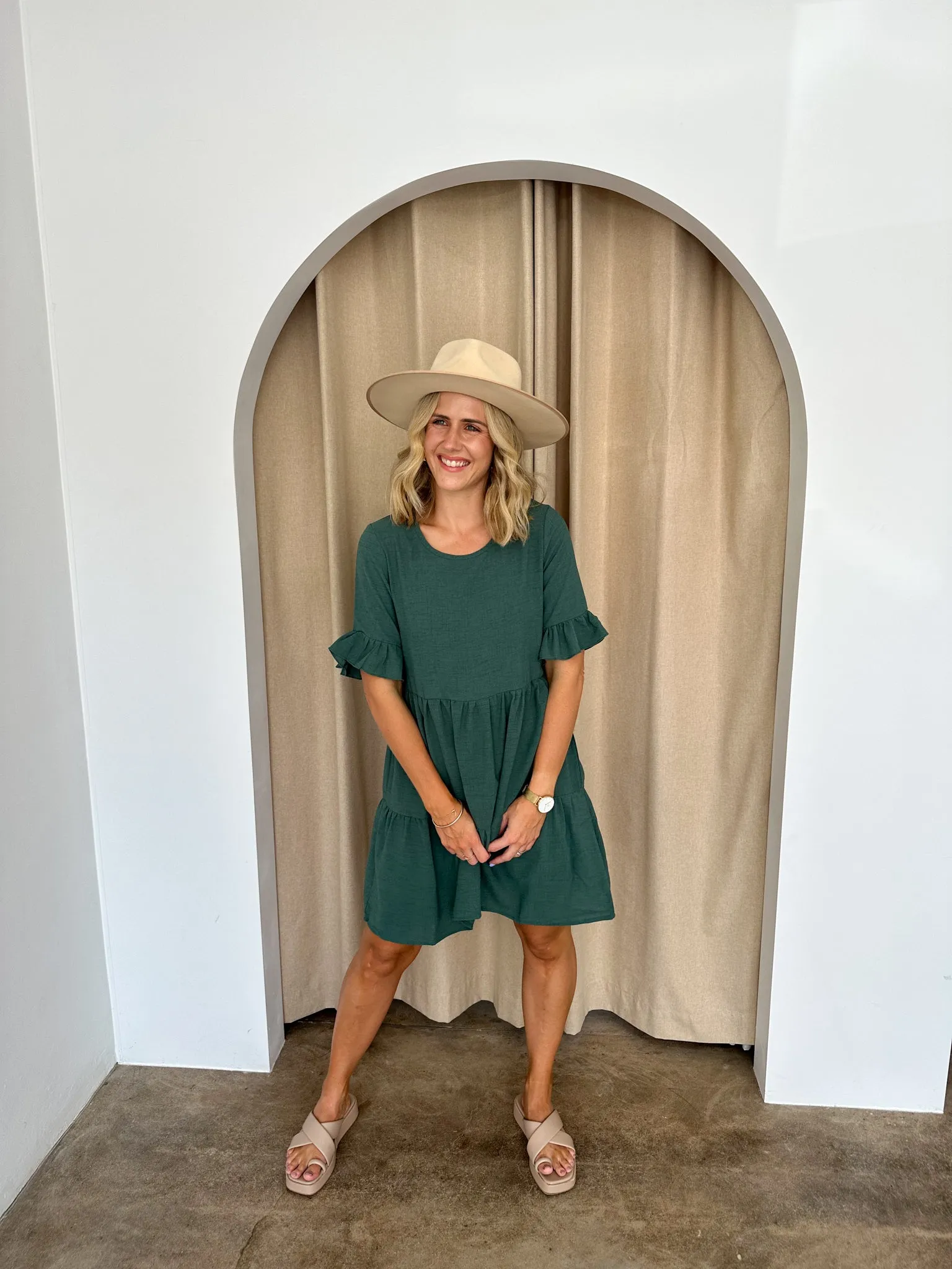 Hayden Dress -Green
