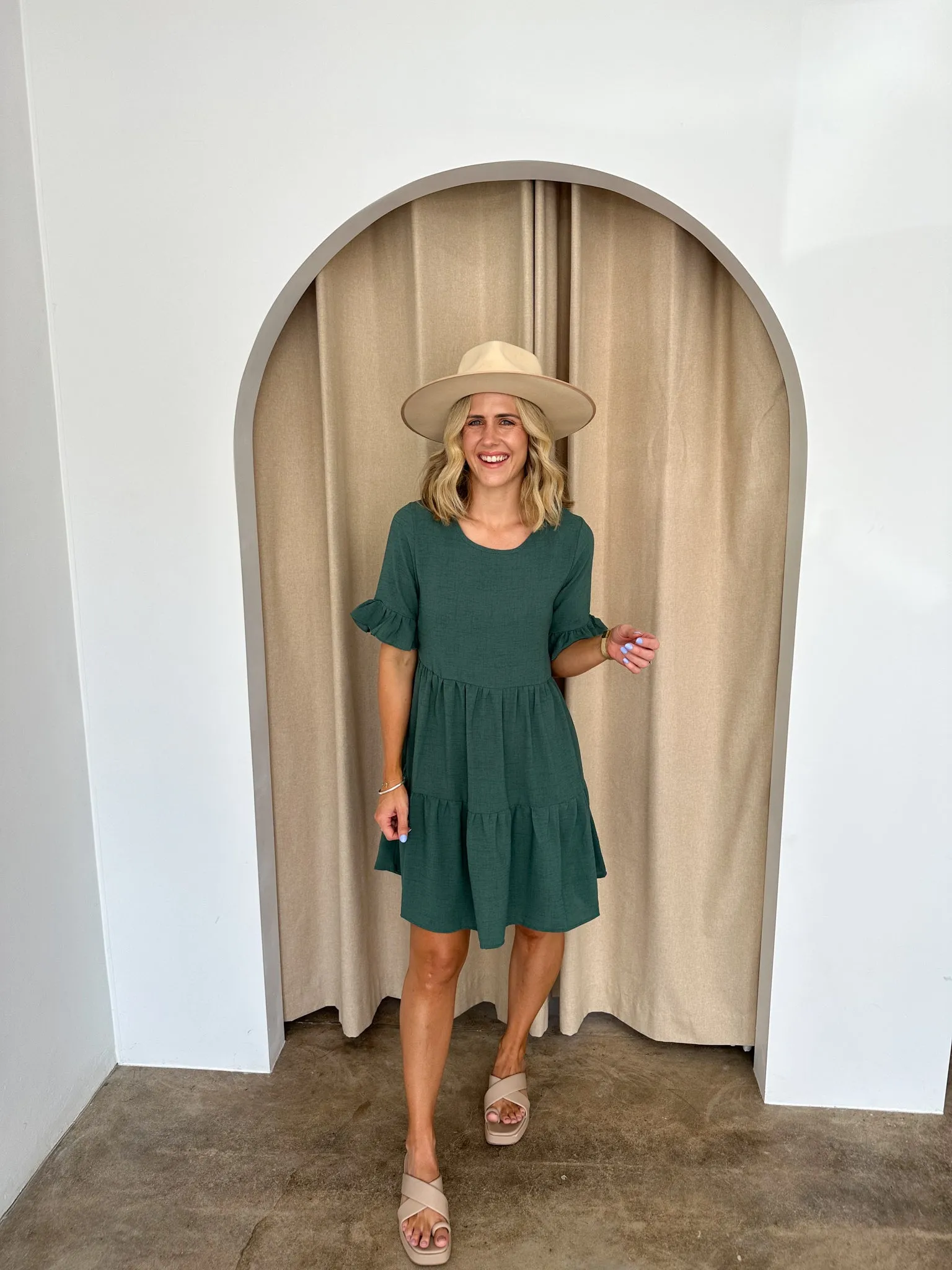 Hayden Dress -Green
