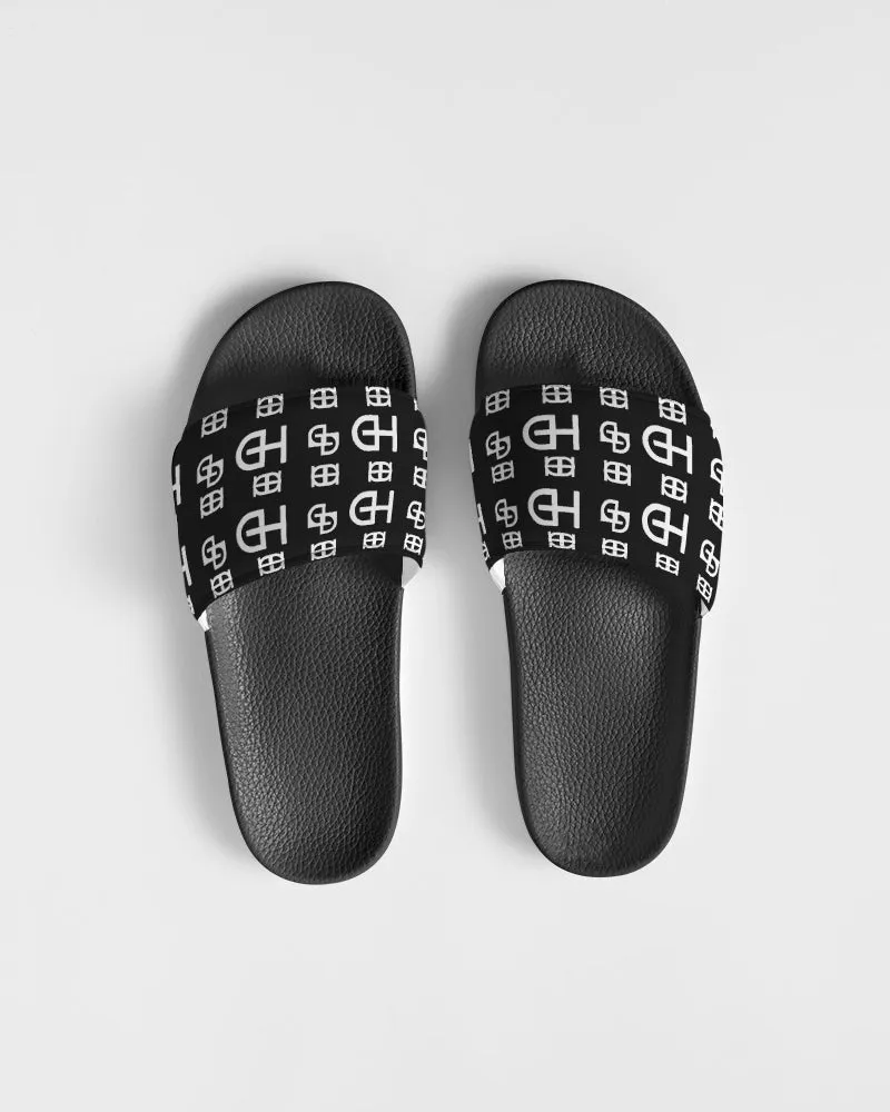 HEED NYC Monogram Black & White Men's Slide Sandal