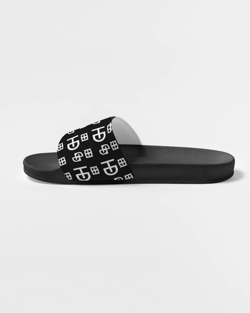 HEED NYC Monogram Black & White Men's Slide Sandal