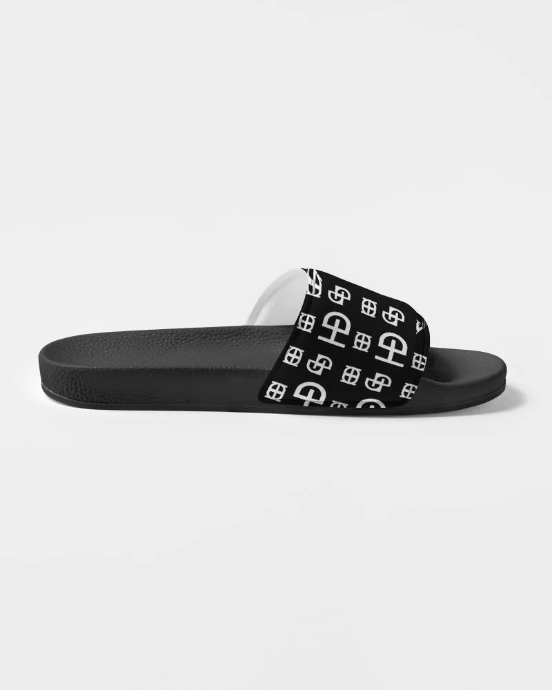 HEED NYC Monogram Black & White Men's Slide Sandal