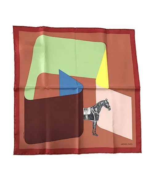 HERMÈS | La Serpentine de Pierre Charpin Silk Scarf 45 | Multicolor