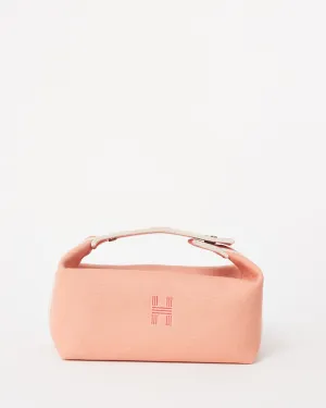 Hermès Light Pink & Dark Pink Canvas Small Bride À Brac Bag