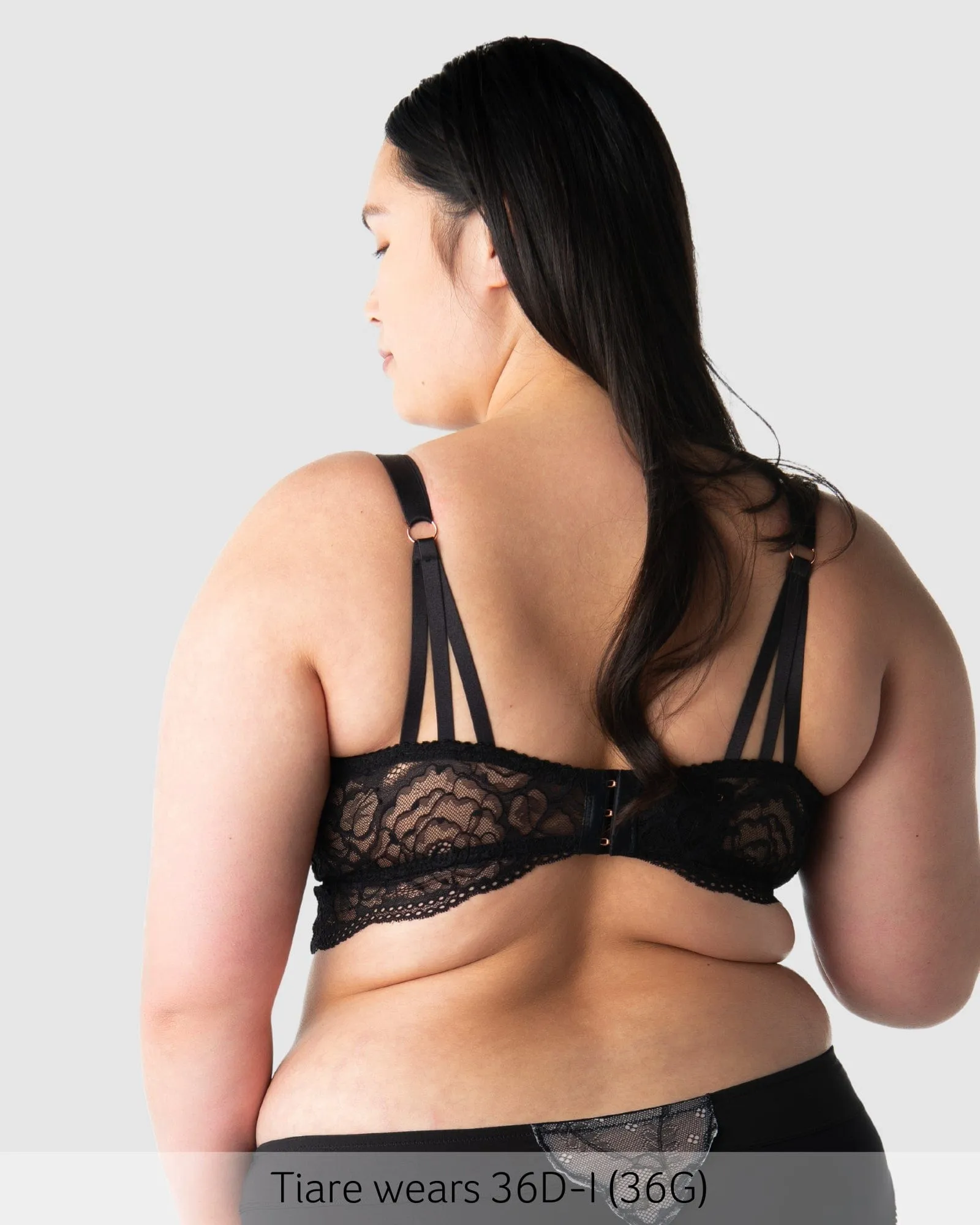Heroine Multifit Nursing Bralette - Black