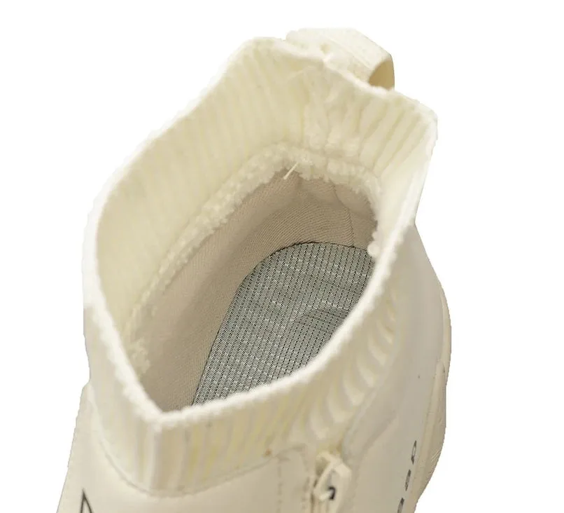 High-Top Casual Leather Waterproof Boot