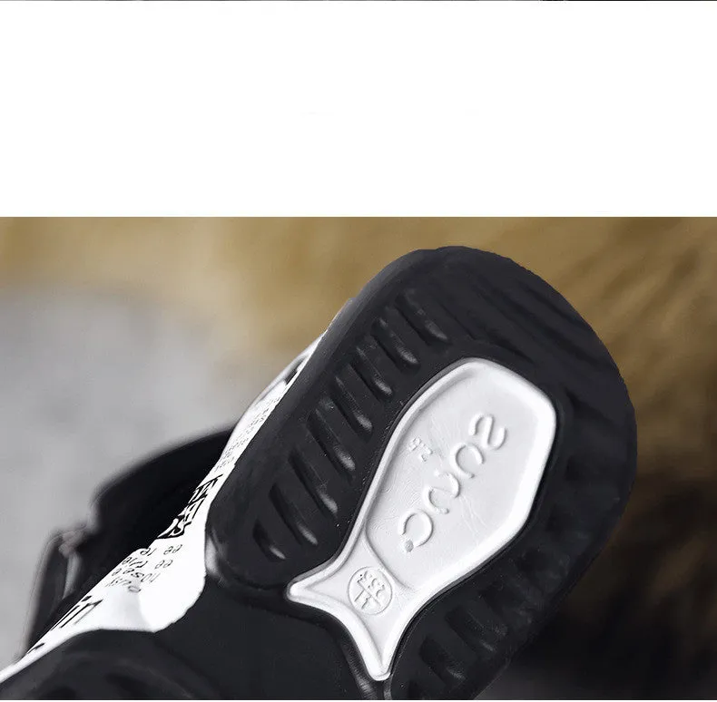 High-top Snow Boots Fleece-lined Warm Men's Sneakers