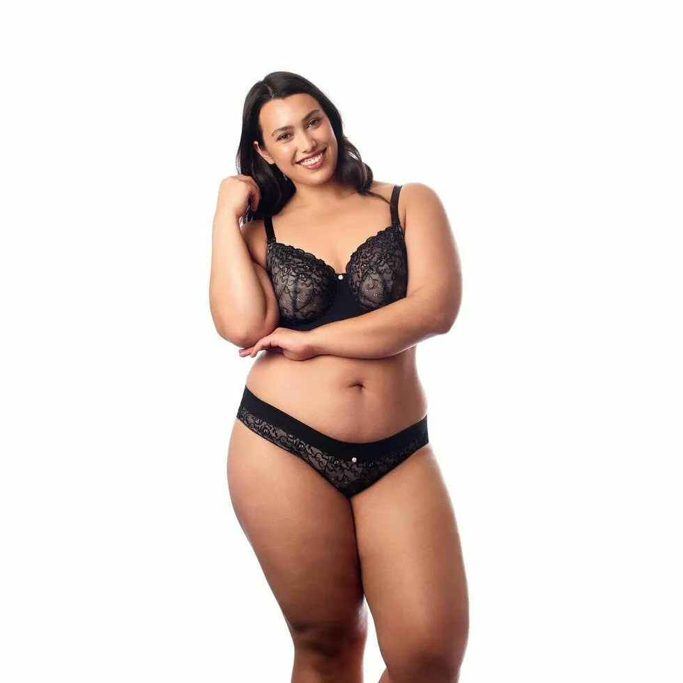Hotmilk Temptation Nursing Bra Black
