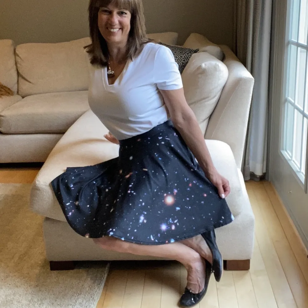 Hubble eXtreme Deep Field Skater Skirt