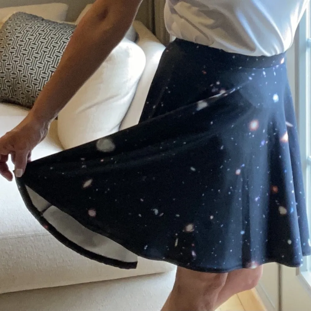Hubble eXtreme Deep Field Skater Skirt