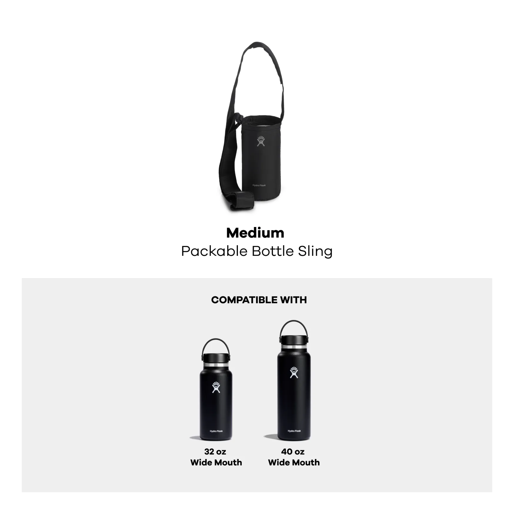 Hydro Flask Packable Bottle Sling | Medium