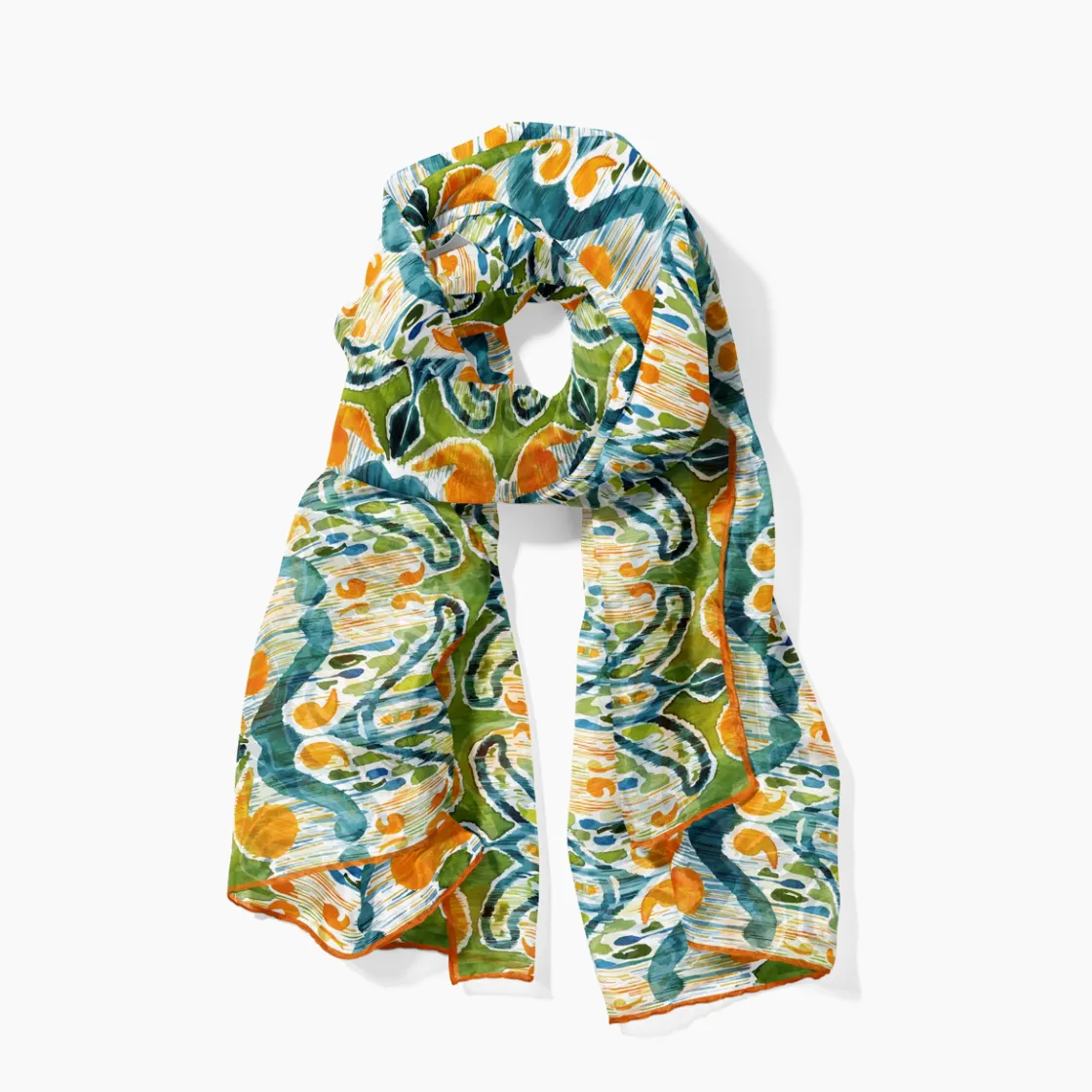 Indonesian Ikat Scarf