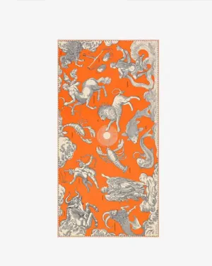 INOUI EDITIONS | Scarf 100 Astrology | Orange