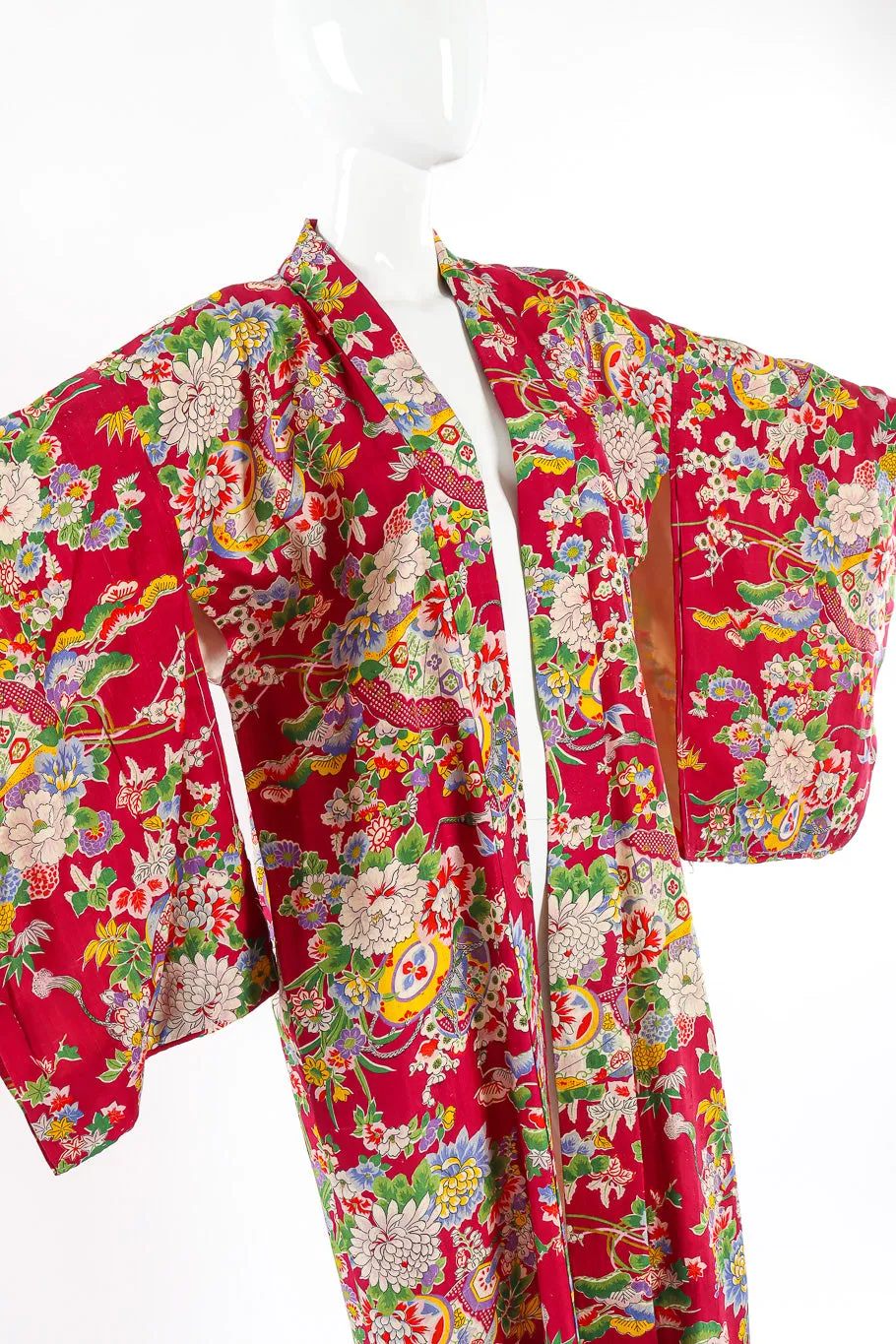 Japanese Lily Blossom Lantern Kimono