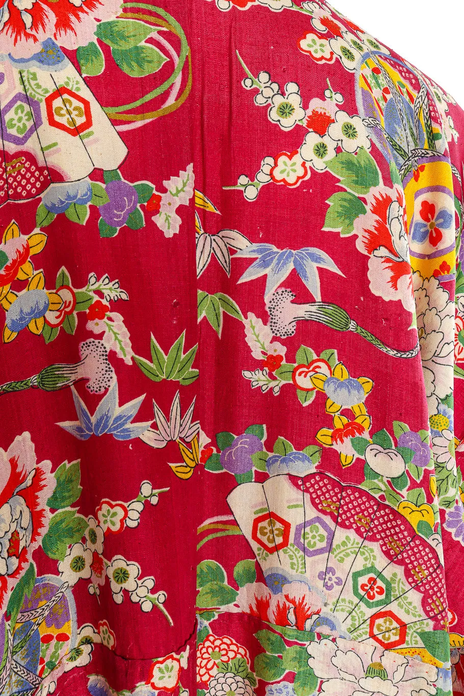 Japanese Lily Blossom Lantern Kimono