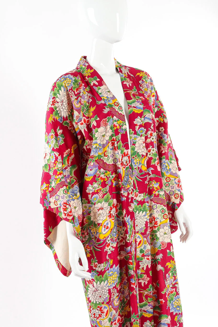 Japanese Lily Blossom Lantern Kimono