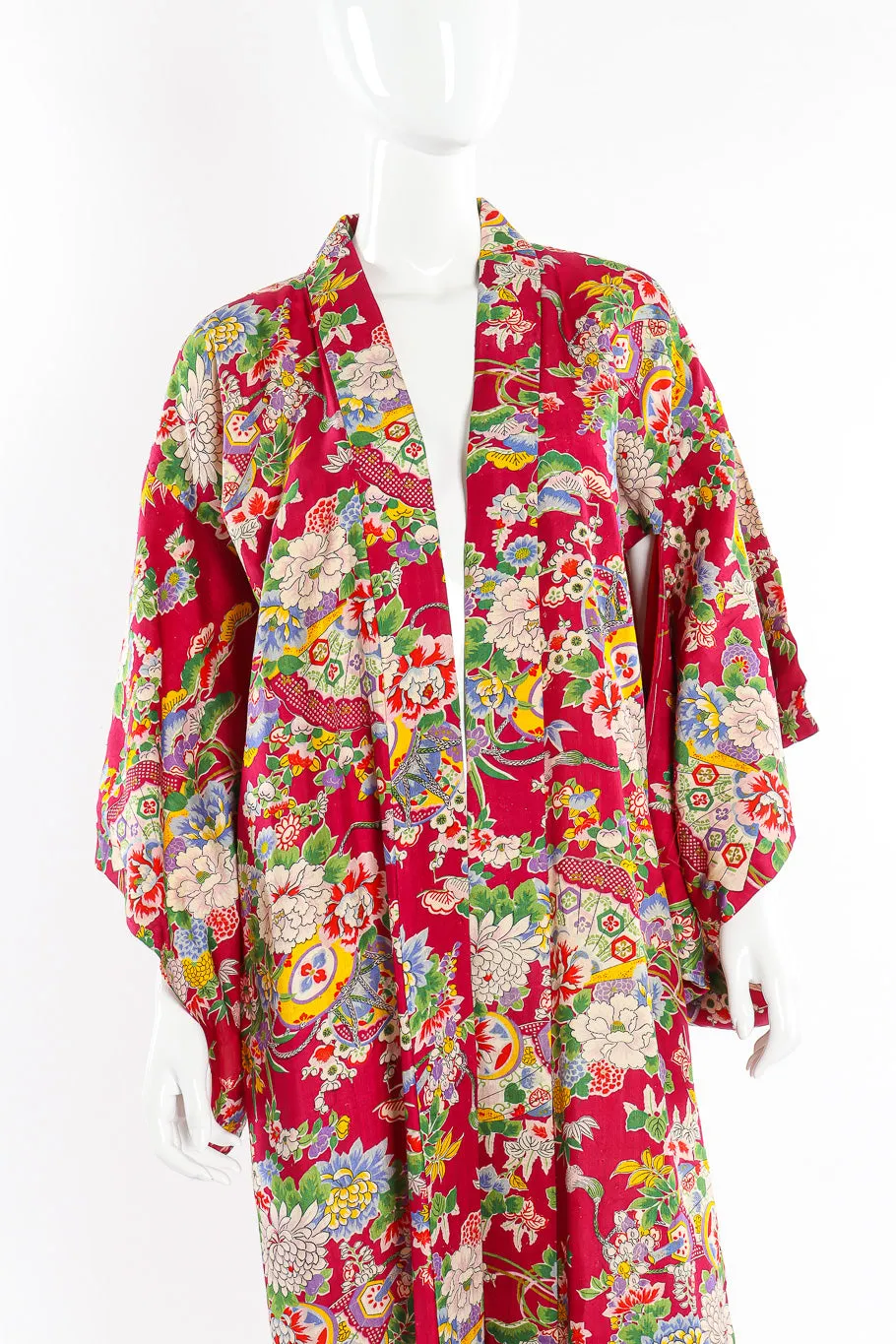 Japanese Lily Blossom Lantern Kimono