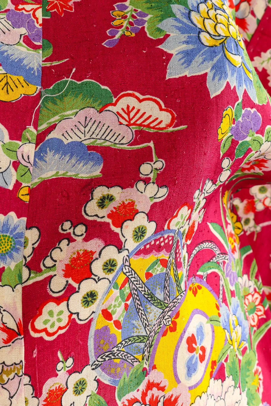 Japanese Lily Blossom Lantern Kimono
