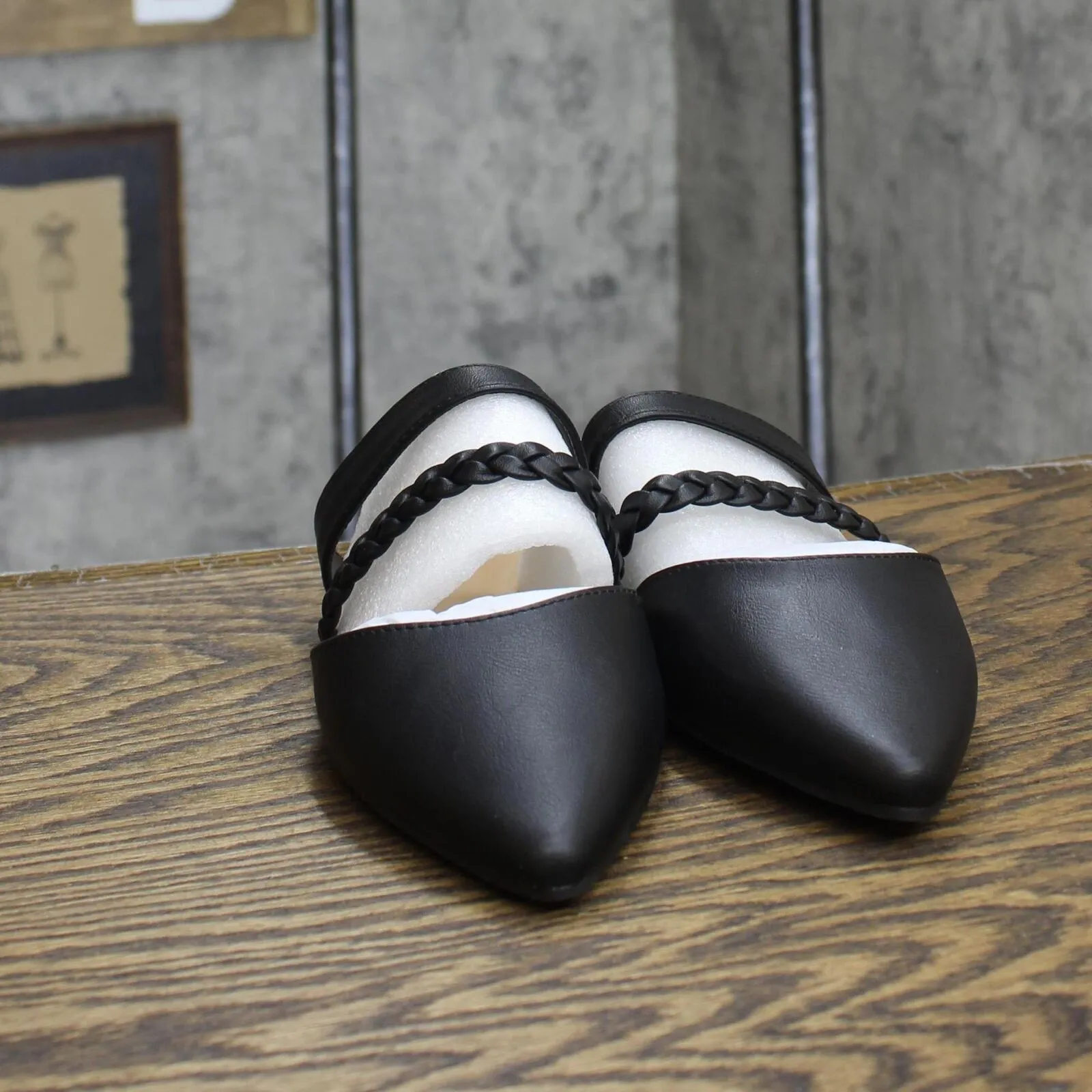Journee Collection Women's Olivea Slides OLIVEA-SLIDE Black 8M
