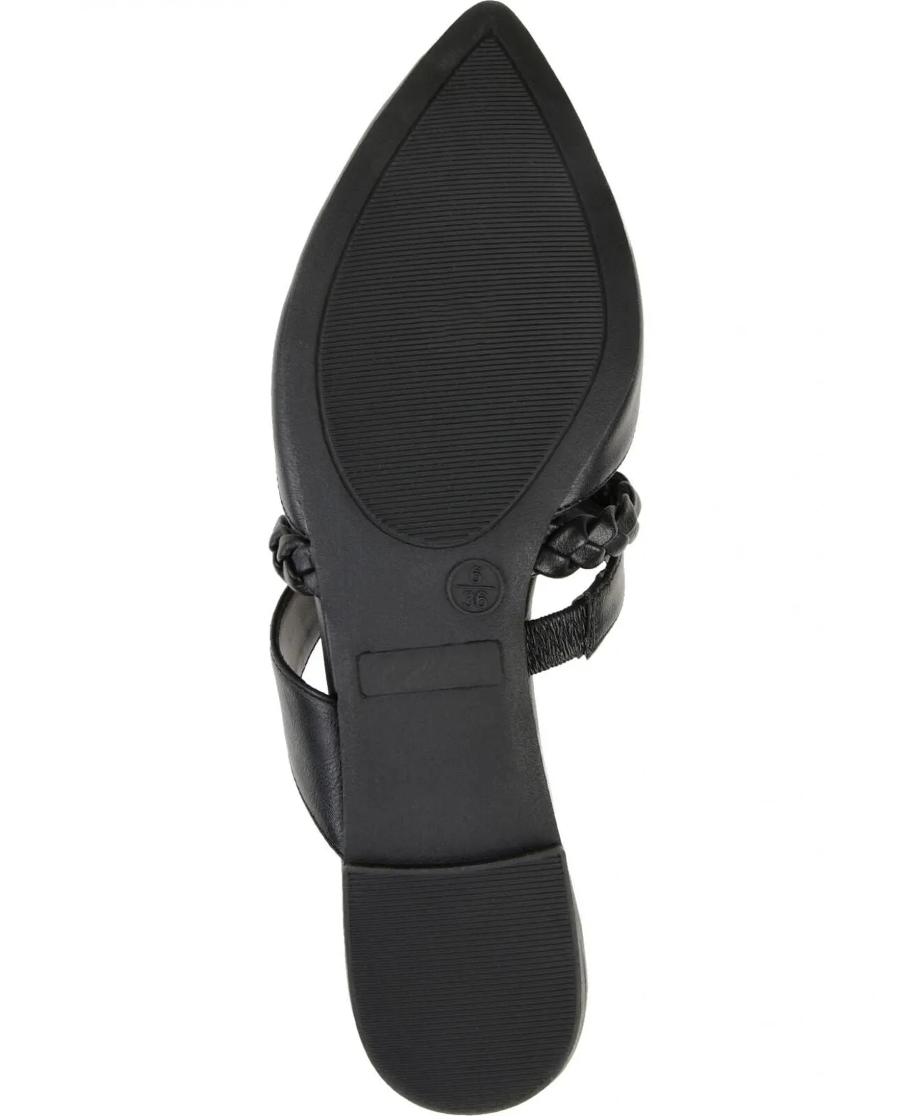 Journee Collection Women's Olivea Slides OLIVEA-SLIDE Black 8M