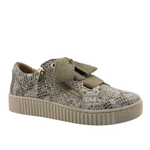 Jovi Champagne Snake Sneaker - ES3