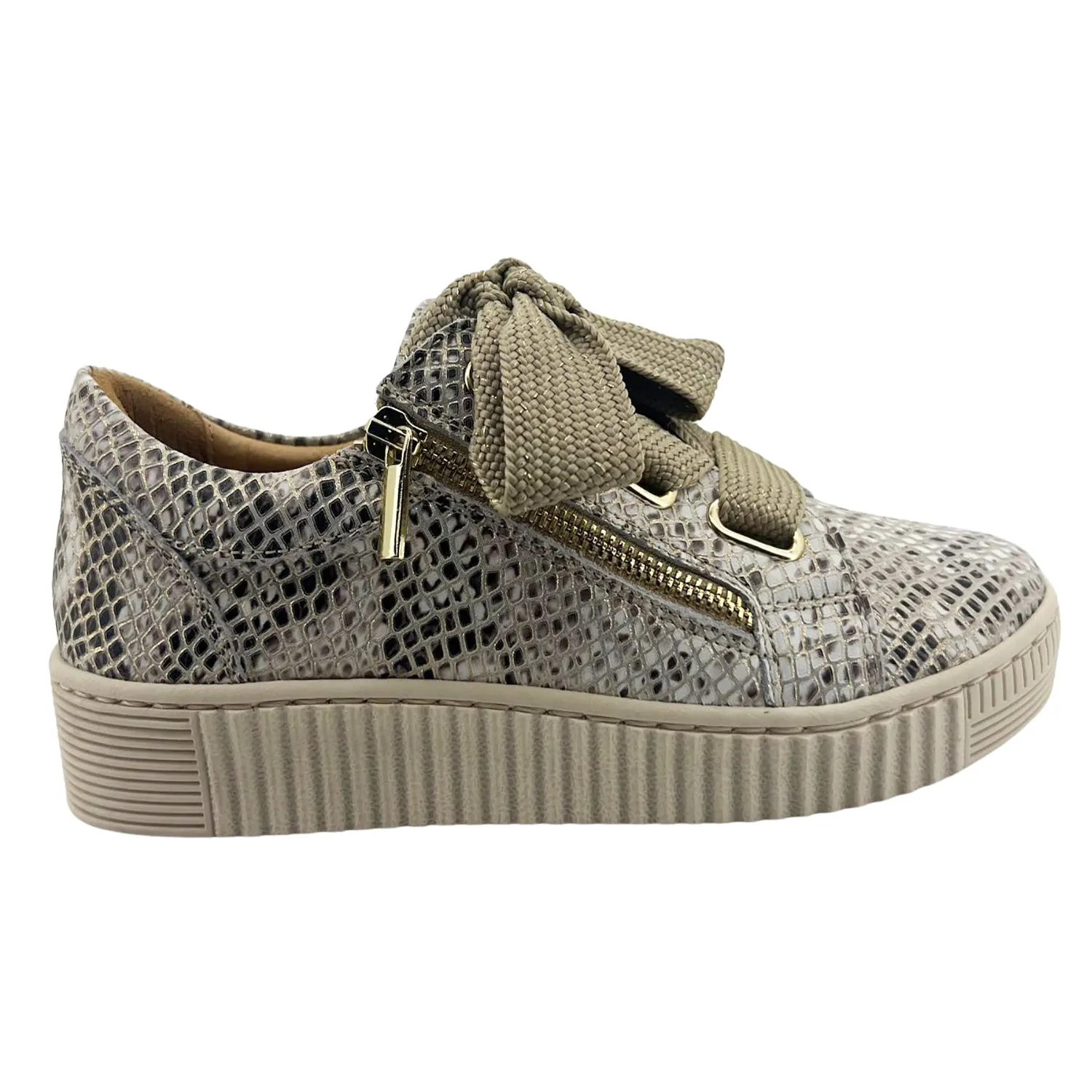 Jovi Champagne Snake Sneaker - ES3